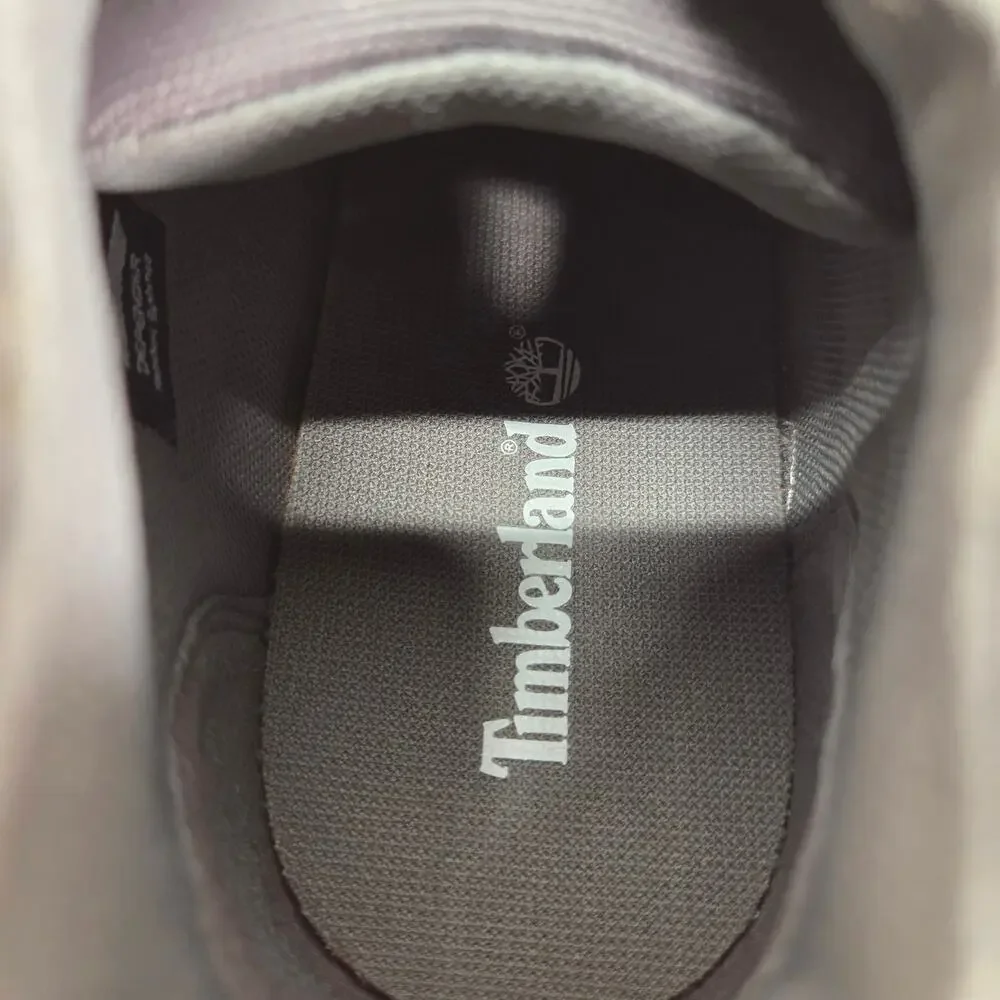 Timberland Gray Chukka Sneakers Mens 10 Nubuck Canvas Lace Up Casual Shoes NWT